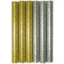 Klej do pistoletu Długi brokatowy Srebrny 11mm x 20cm, 1 sztuka - 3